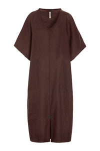 LANGE KLEID - 83001 - CHOCOLATE