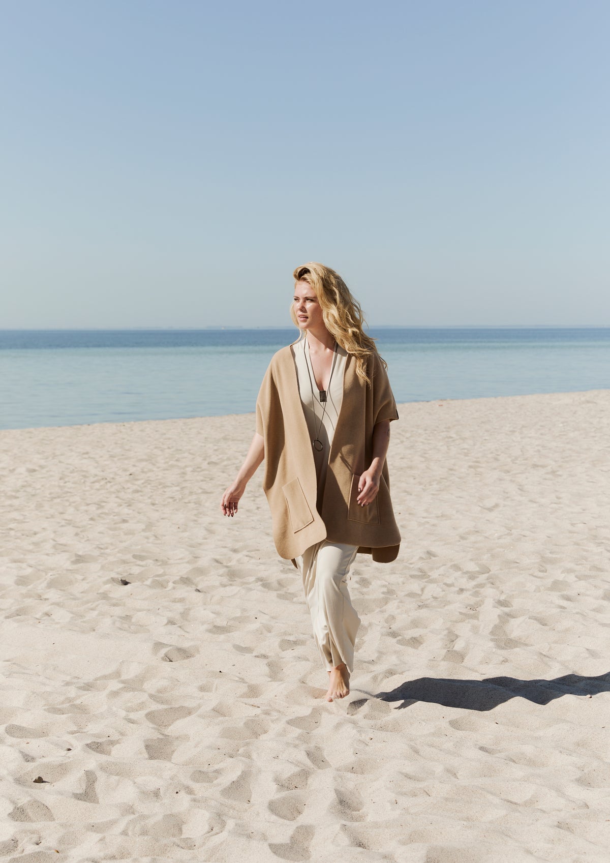 HENRIETTE STEFFENSEN COPENHAGEN LANGE WESTE - 7177 VESTS CAMEL 815