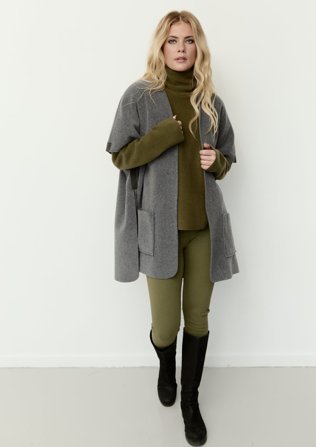 HENRIETTE STEFFENSEN COPENHAGEN LANGE WESTE - 7177 VESTS GREY 905
