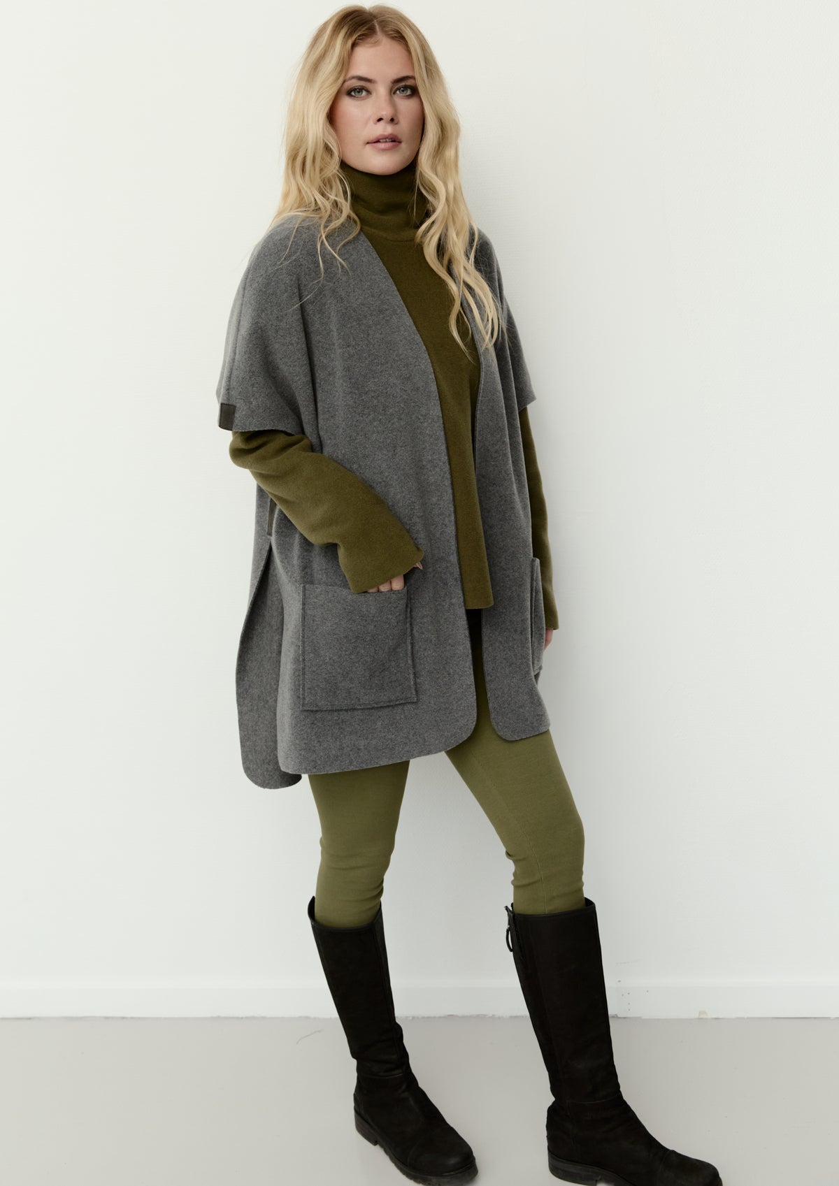 HENRIETTE STEFFENSEN COPENHAGEN LANGE WESTE - 7177 VESTS GREY 905