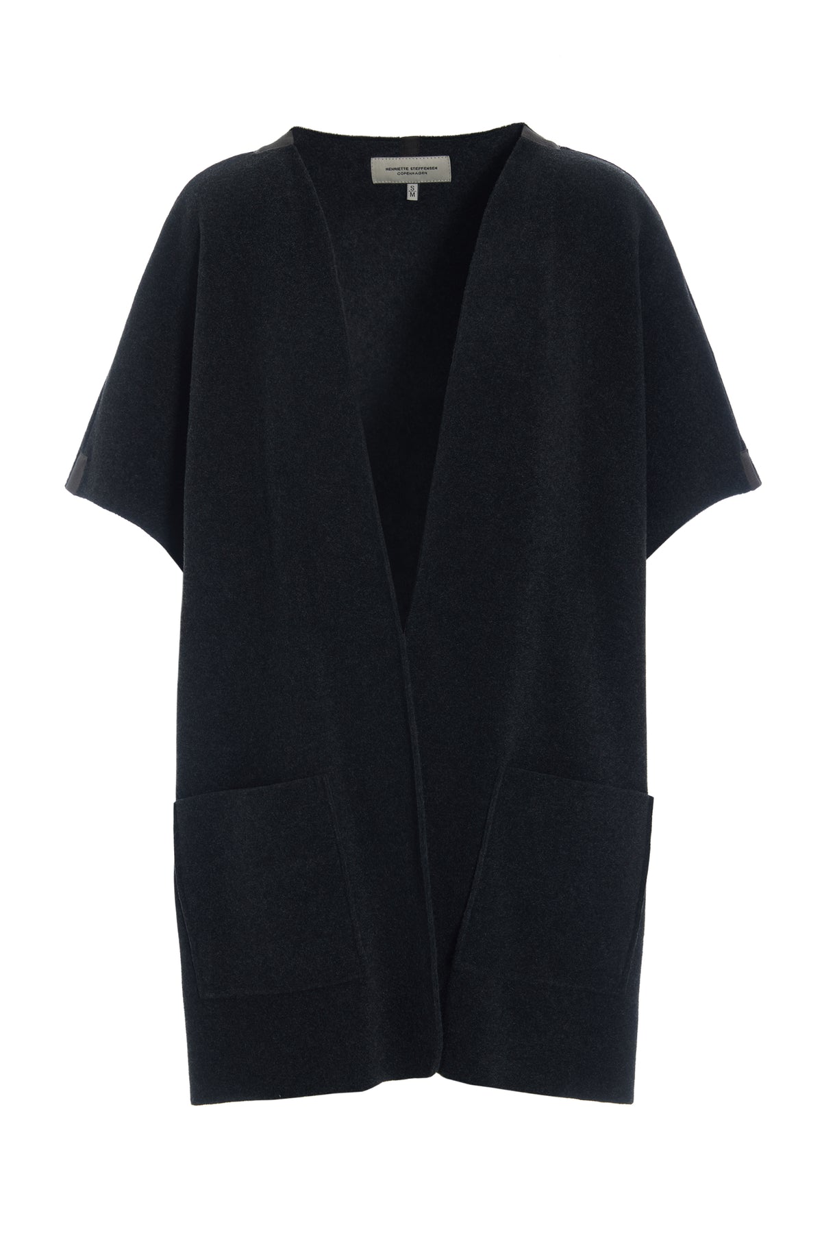 HENRIETTE STEFFENSEN COPENHAGEN LANGE WESTE - 7177 VESTS SOFT BLACK 914
