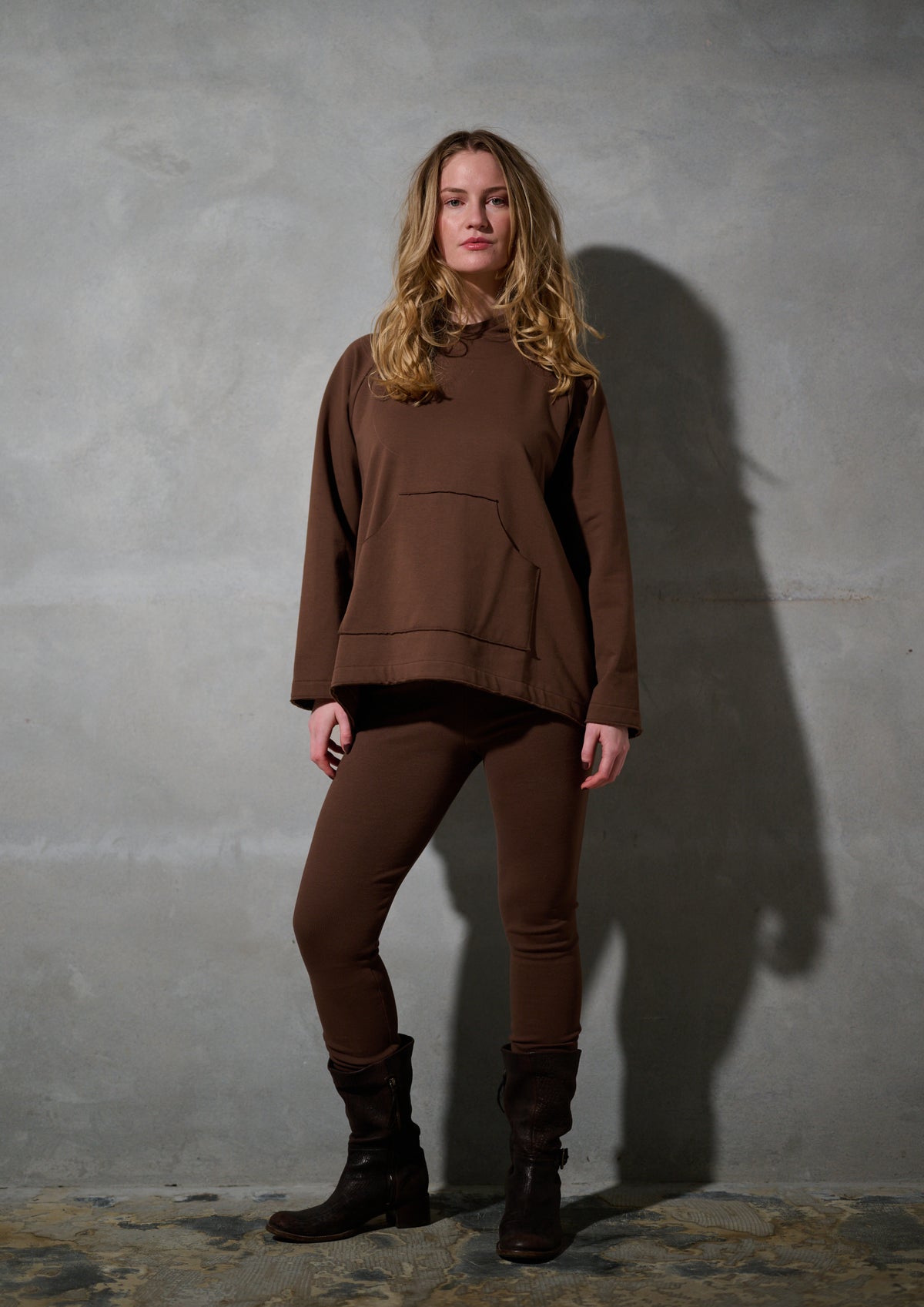 HENRIETTE STEFFENSEN COPENHAGEN LEGGINGS - 72304 BUKSER CHOCOLATE 844
