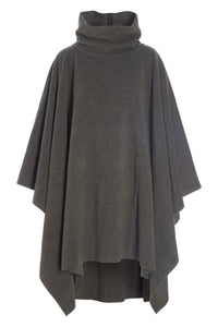 LOUNGE PONCHO DAMEN - 4081 - BARK