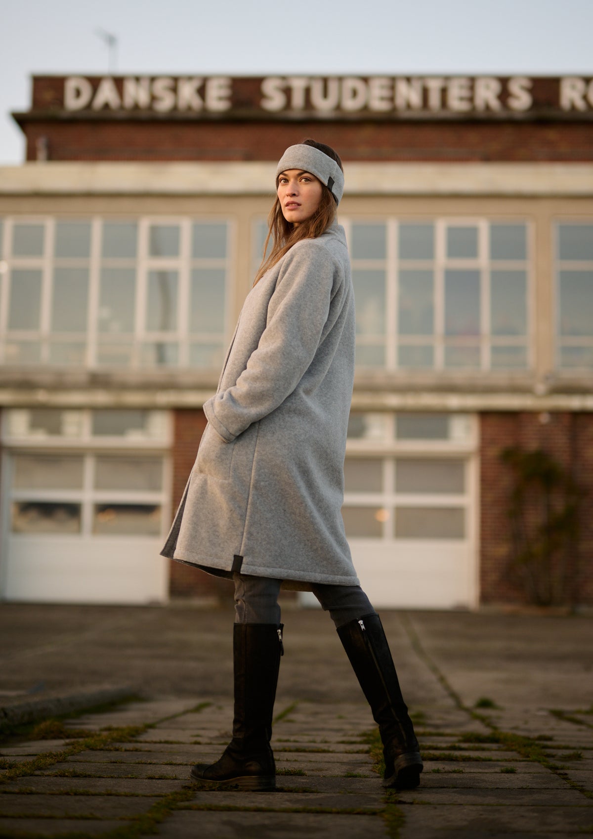 HENRIETTE STEFFENSEN COPENHAGEN MANTEL DOPPELSCHICHT - 7165 COATS LIGHT GREY 876