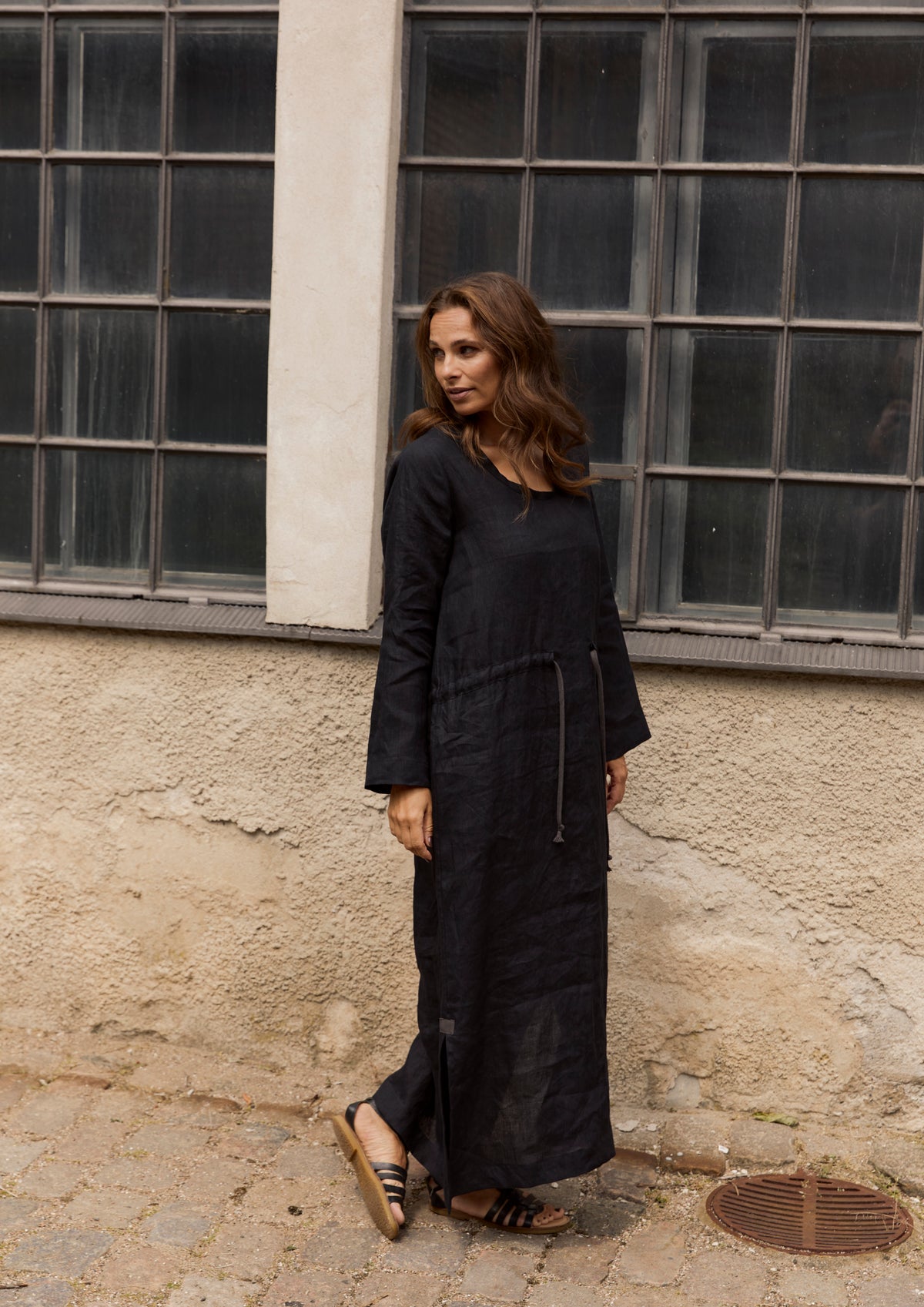 HENRIETTE STEFFENSEN COPENHAGEN MAXI KLEID - 83004 KJOLER BLACK 900