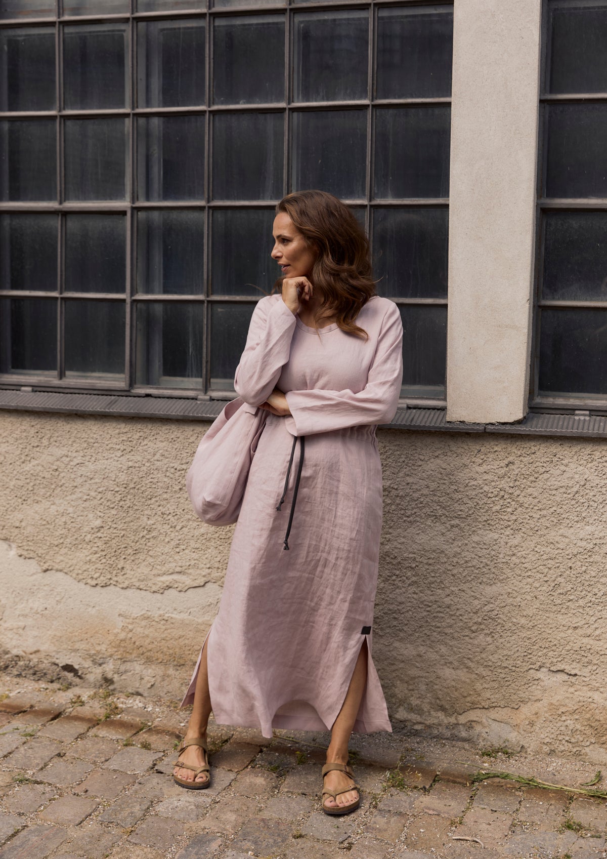 HENRIETTE STEFFENSEN COPENHAGEN MAXI KLEID - 83004 KJOLER NUDE 401