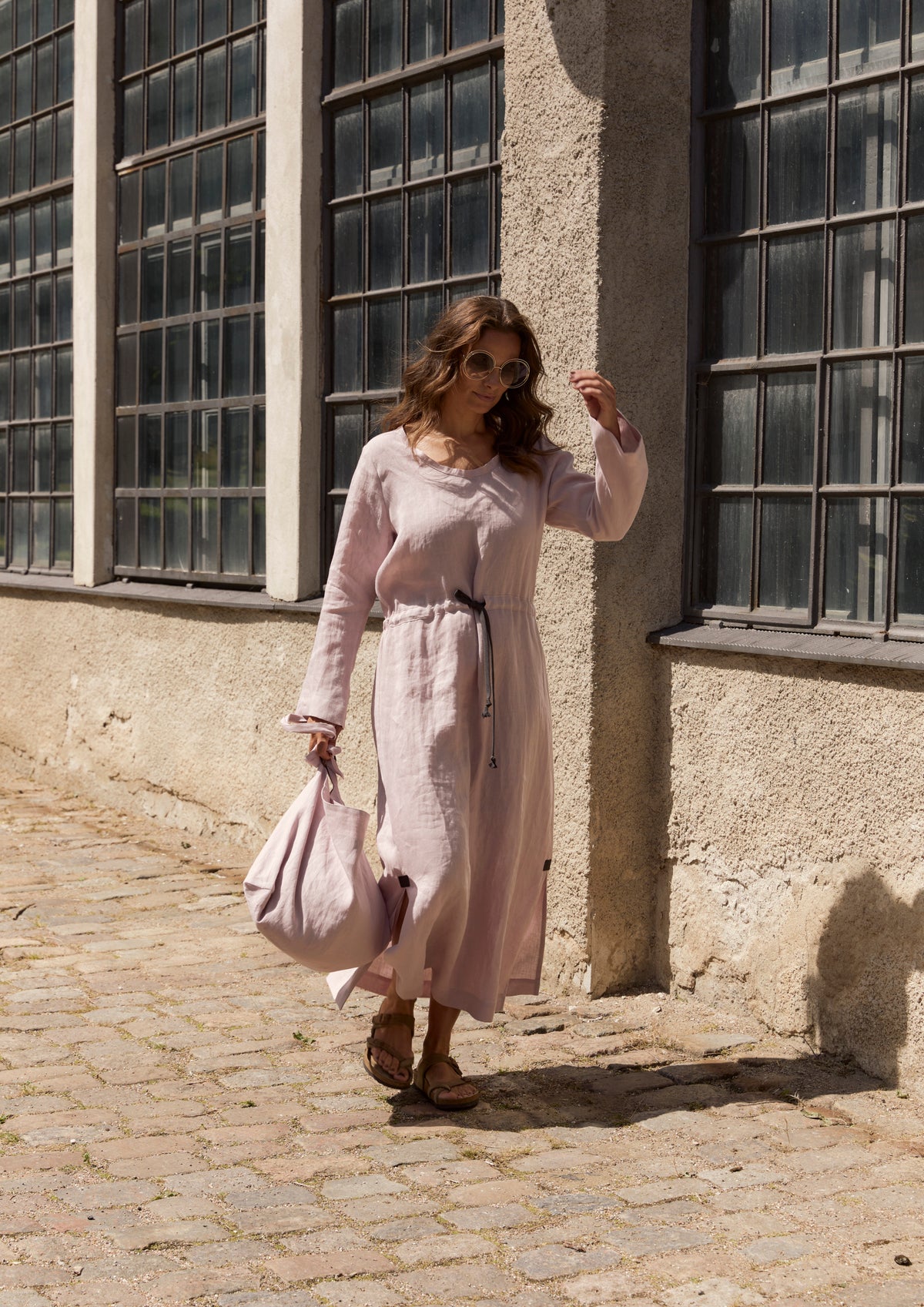 HENRIETTE STEFFENSEN COPENHAGEN MAXI KLEID - 83004 KJOLER NUDE 401