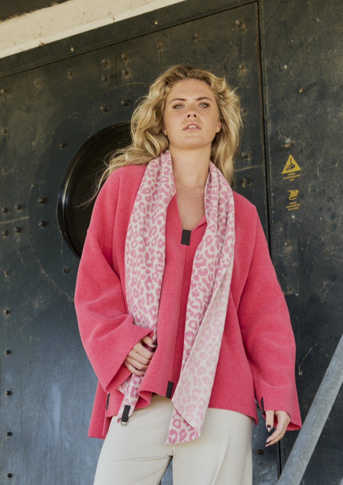 HENRIETTE STEFFENSEN COPENHAGEN MINI SCHAL - 5001P SCARFS PINK LEO 358