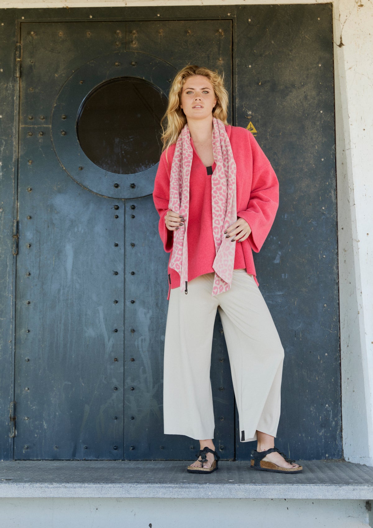 HENRIETTE STEFFENSEN COPENHAGEN MINI SCHAL - 5001P SCARFS PINK LEO 358