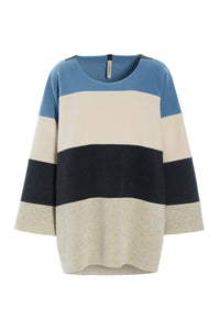 MIX BLUSE - 1417 - COOL COLORS GREY