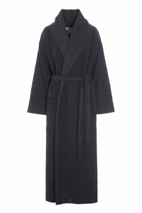 MORGENMANTEL DAMEN MAXI - 7128 MAXI - SOFT BLACK