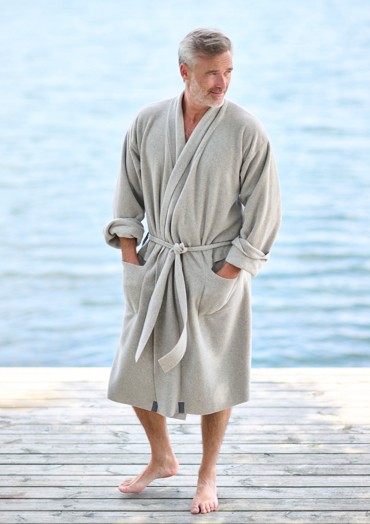 CARL BY STEFFENSEN COPENHAGEN BADEMÄNTEL HERREN - 1009C BATHROBES SAND 805