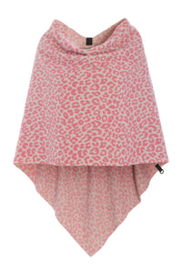 PONCHO - 4026P - PINK LEO