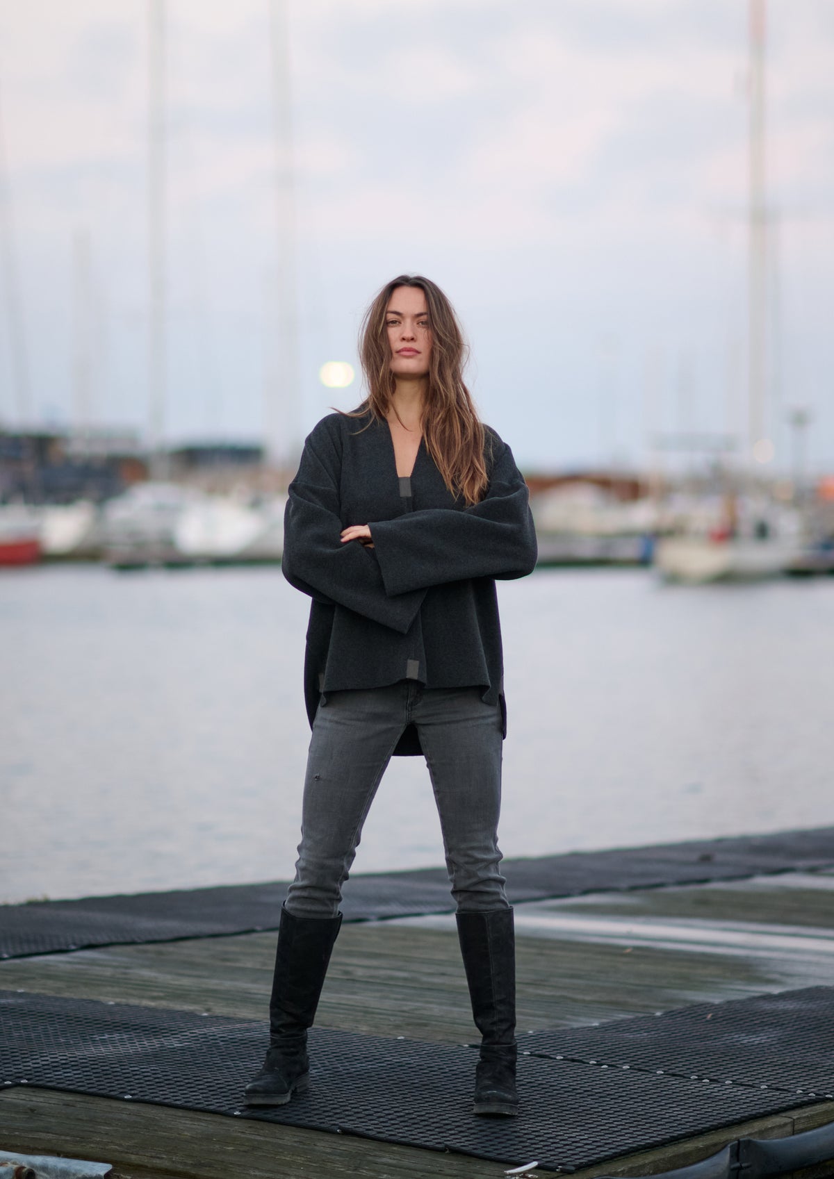 HENRIETTE STEFFENSEN COPENHAGEN PULLOVER - 1370 BLUSER SOFT BLACK 914