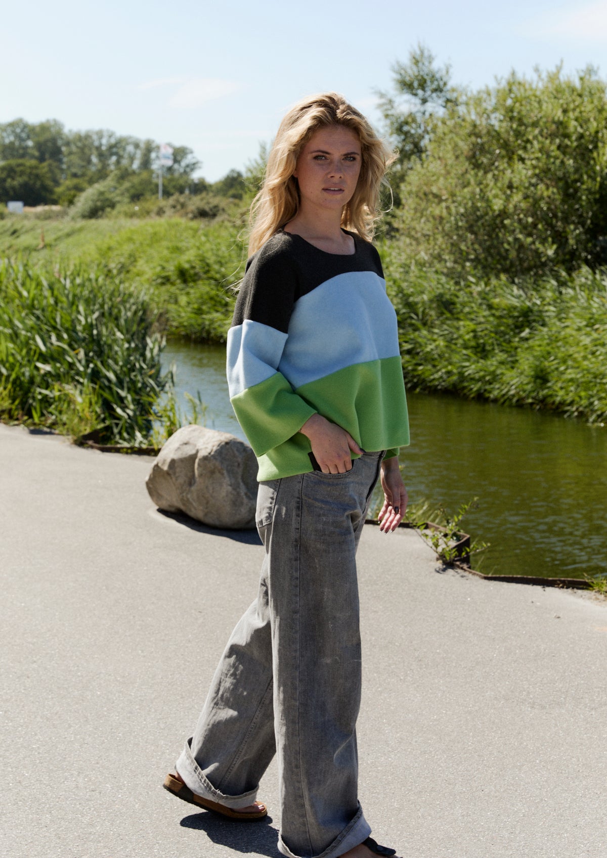 HENRIETTE STEFFENSEN COPENHAGEN RAINBOW BLUSE - 1409 BLUSER RAINBOW 899