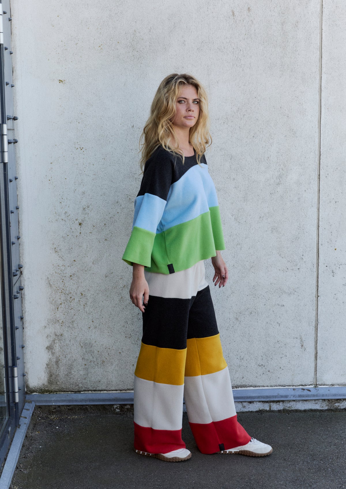 HENRIETTE STEFFENSEN COPENHAGEN RAINBOW FLARE HOSEN - 2121 BUKSER RAINBOW 899