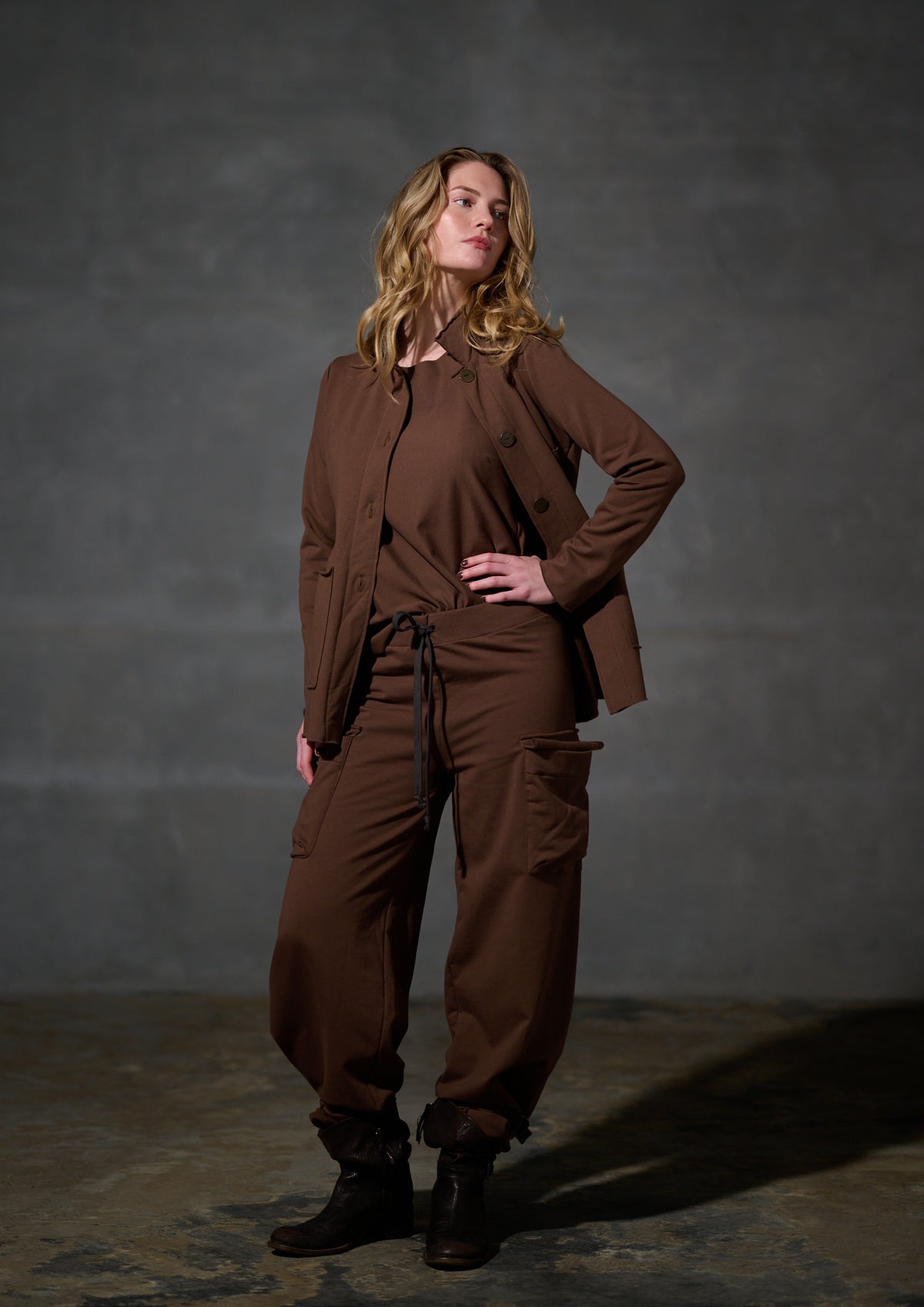 HENRIETTE STEFFENSEN COPENHAGEN SAFARI JACKE - 77004 CARDIGANS CHOCOLATE 844