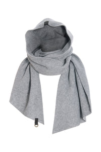 SCARF MIT MÜTZE - 4127 - LIGHT GREY