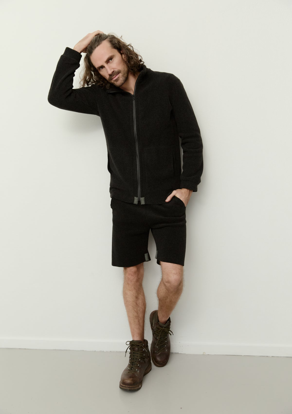 CARL BY STEFFENSEN COPENHAGEN SHORTS - 1011C BUKSER SOFT BLACK 914