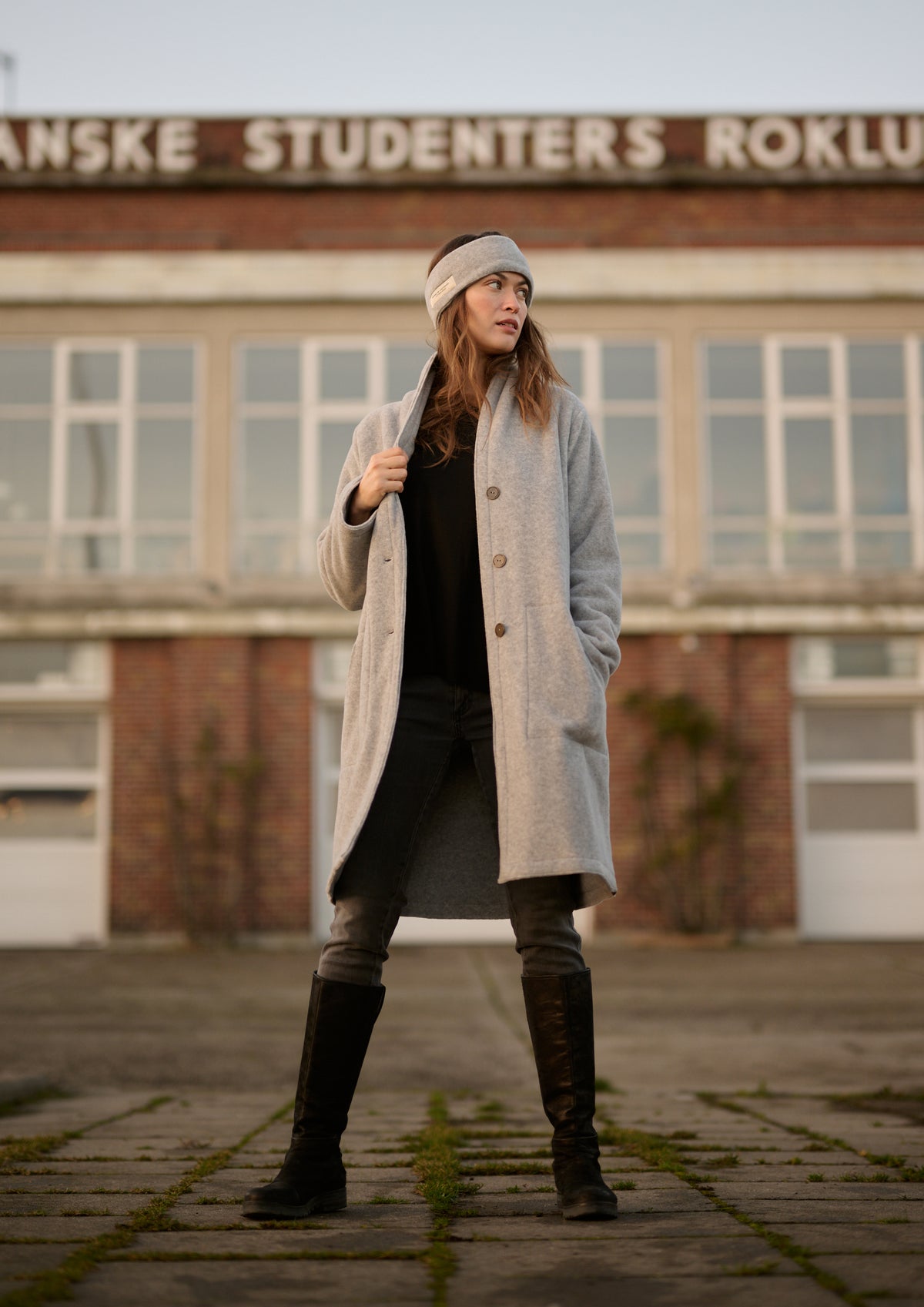 HENRIETTE STEFFENSEN COPENHAGEN STIRNBAND - 5040 HATS LIGHT GREY 876
