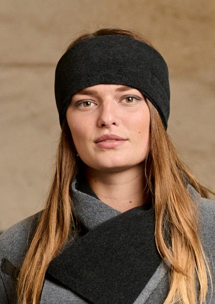 HENRIETTE STEFFENSEN COPENHAGEN STIRNBAND - 5040 HATS SOFT BLACK 914