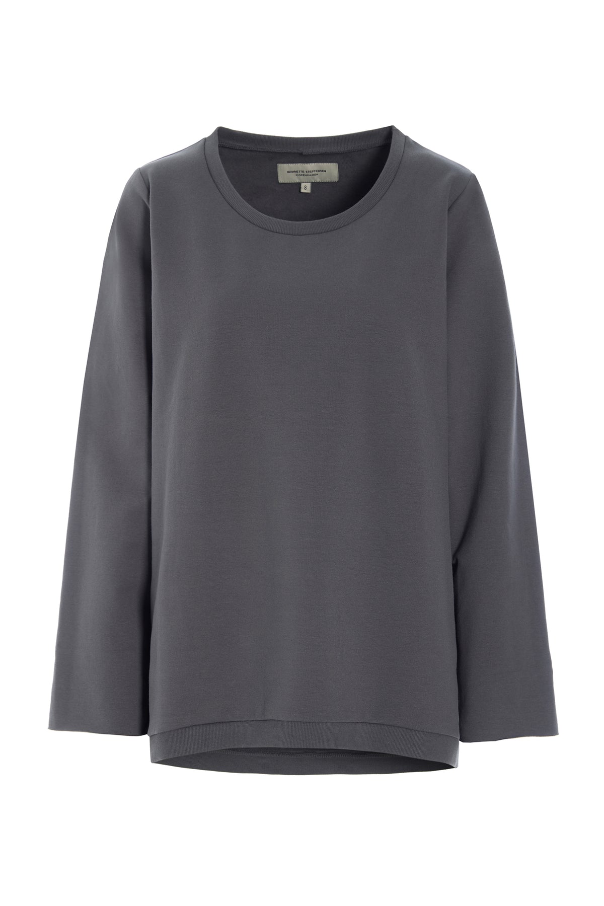 HENRIETTE STEFFENSEN COPENHAGEN SWEATSHIRT - 71605 BLUSER GREY 905