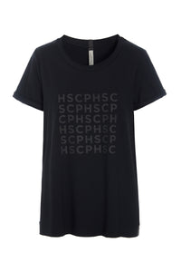 T-SHIRT LOGO PRINT - 96107 - BLACK
