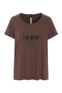 T-SHIRT MOON - 96107 - CHOCOLATE