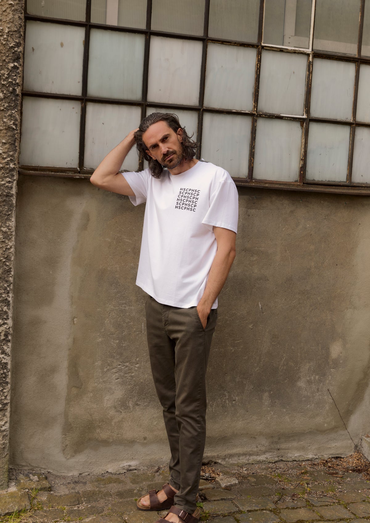 CARL BY STEFFENSEN COPENHAGEN TEE LOOSE FIT - 1042C PRINT T-SHIRTS WHITE 816