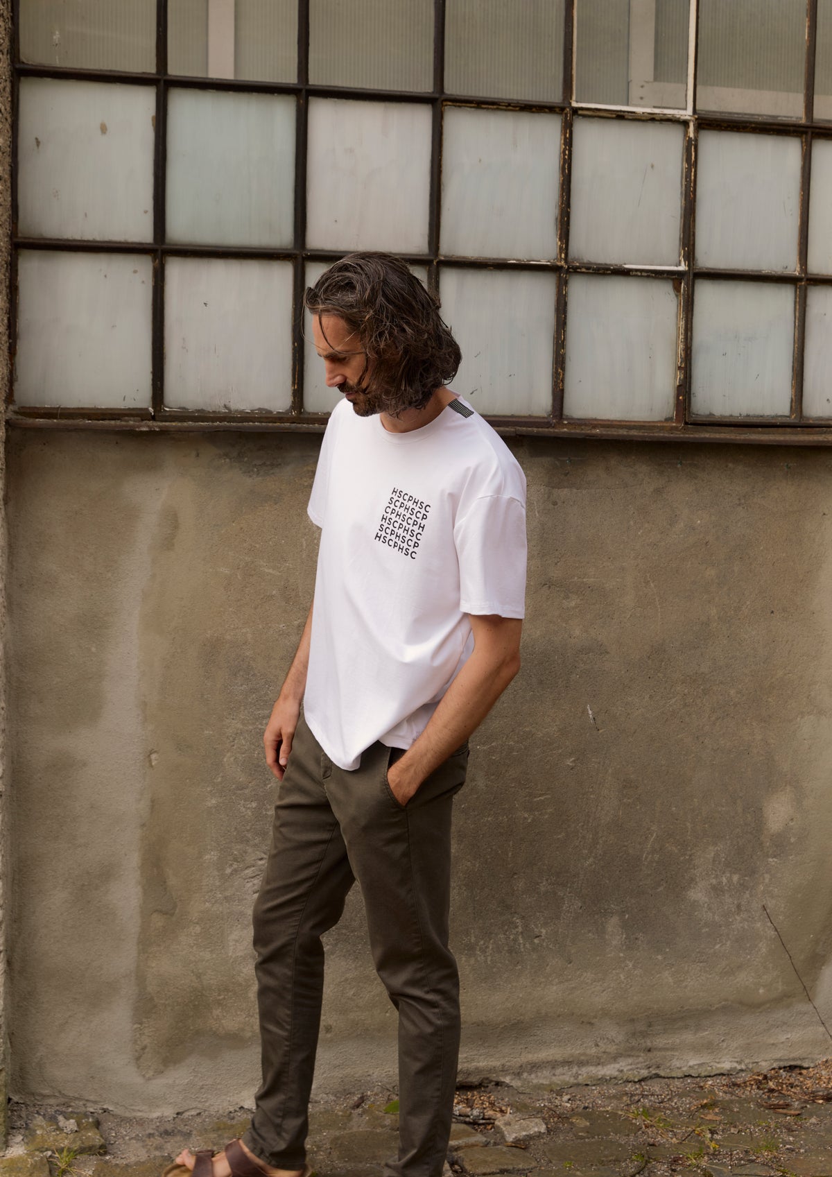 CARL BY STEFFENSEN COPENHAGEN TEE LOOSE FIT - 1042C PRINT T-SHIRTS WHITE 816