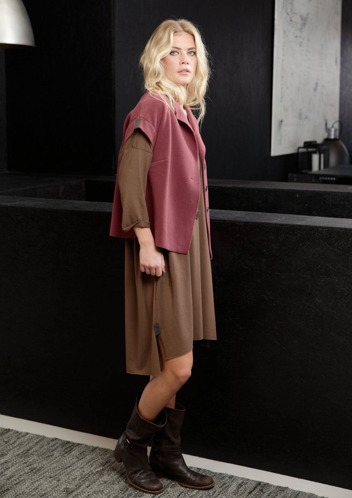 HENRIETTE STEFFENSEN COPENHAGEN TUNIKA - 98070 TUNICS CHOCOLATE 844