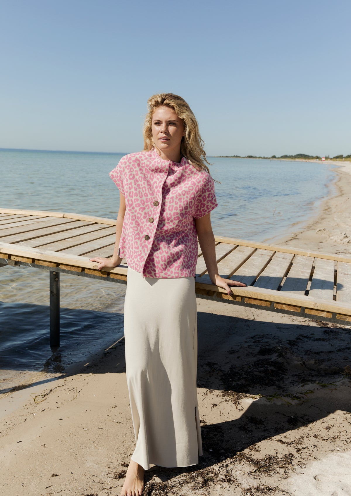 HENRIETTE STEFFENSEN COPENHAGEN WESTEN - 7170P VESTS PINK LEO 358