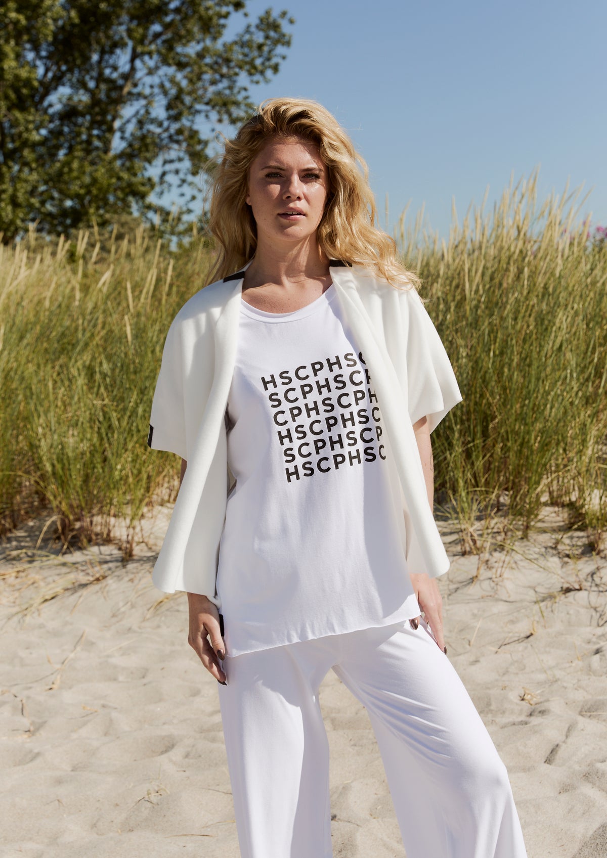 HENRIETTE STEFFENSEN COPENHAGEN WESTEN - 7174 VESTS OFF WHITE 802