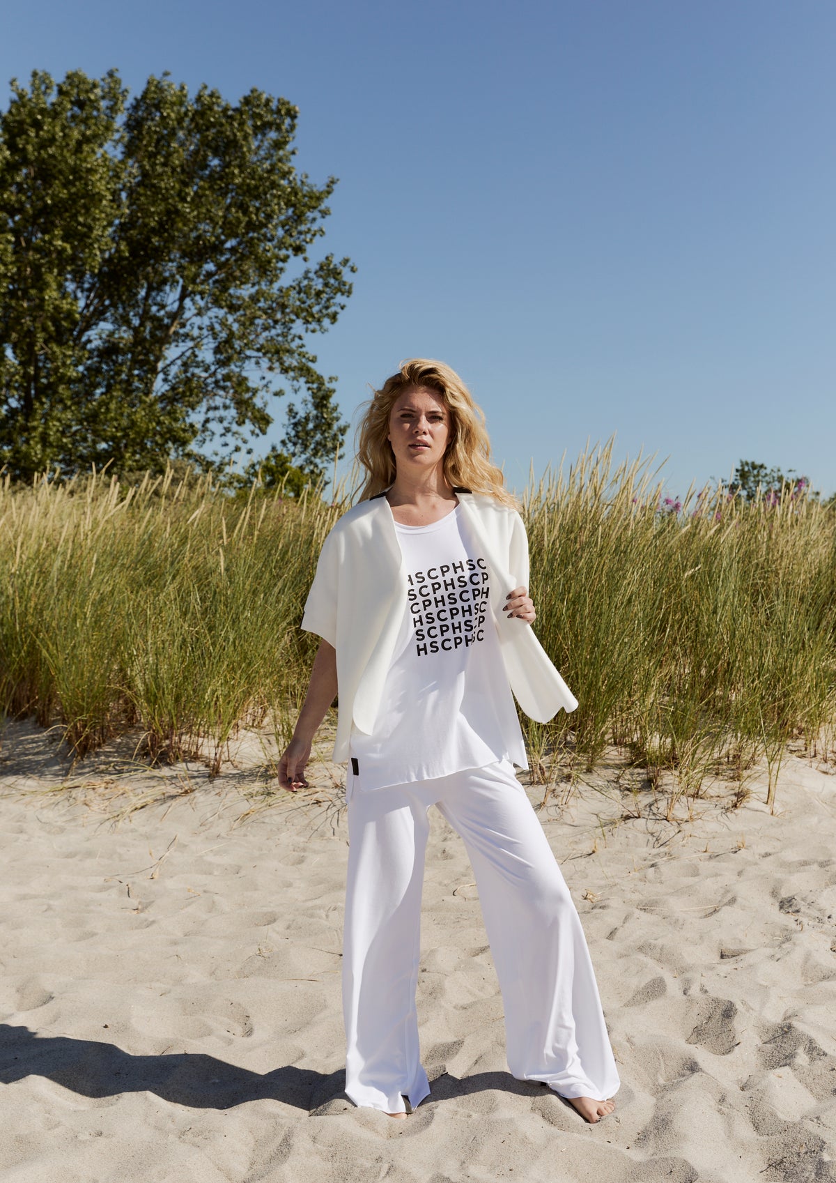 HENRIETTE STEFFENSEN COPENHAGEN WESTEN - 7174 VESTS OFF WHITE 802