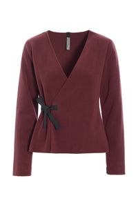 WICKELBLUSE - 1418 - BORDEAUX