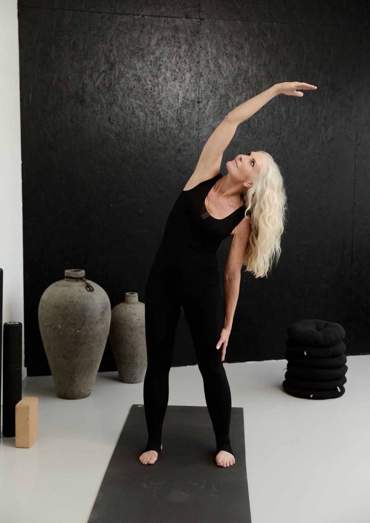 HENRIETTE STEFFENSEN COPENHAGEN YOGA JUMPSUIT - 99010 HELDRAGTER jersey YOGA BLACK 900