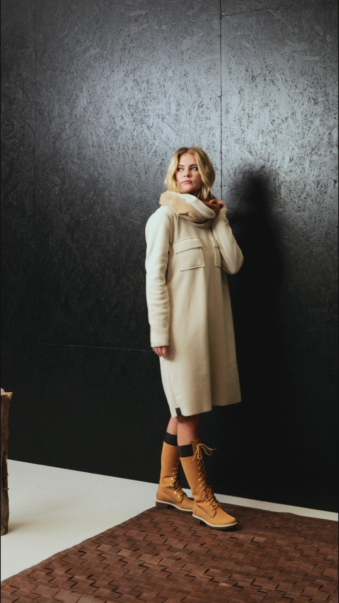 HENRIETTE STEFFENSEN COPENHAGEN DREIECKIGER SCHAL NO WASTE - 4078NW SCARFS CAMEL/KIT/RUST 442
