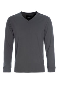 T-SHIRT V-AUSSCHNITT LANGARM - 1021C - FORREST